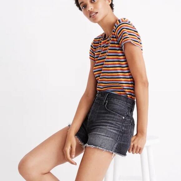 MADEWELL Relaxed Denim Shorts Faded Black 27 - Picture 10 of 10